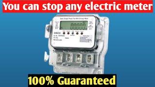 how to stop digital electric meter|electric meter hack|electric and electronics