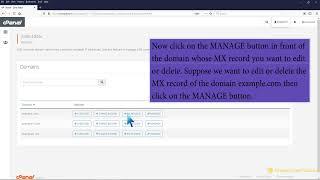 How to edit or delete MX Record in cPanel using the DNS Zone Editor with Forward Focused Solutions