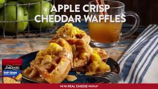 Apple Crisp Cheddar Waffle