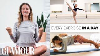 Every Exercise Pro Ballerina Scout Forsythe Does In A Day | On Pointe | Glamour