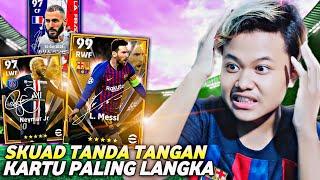 PAKAI FULL KARTU BERTANDA TANGAN PREMIUM !! KARTU LANGKA EFOOTBALL 2025 MOBILE