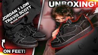 BESTER TRAVIS JORDAN ⁉️Jordan 1 Travis Scott Black Phantom | Unboxing + Review + On Feet!