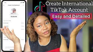 How to Create International TikTok Account in Nigeria / Africa
