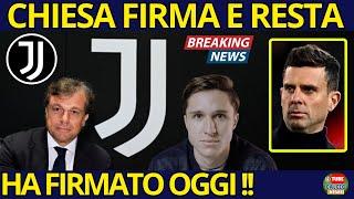 INCREDIBILE E CLAMOROSO CHIESA FIRMA IL RINNOVO CON LA JUVENTUS NESSUNO L'AVEVA PREVISTO CALCIO NEWS