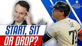 BROOKS LEE & SHANE BAZ Promoted! Start, Sit or Drop These Pitchers? | Fantasy Baseball Advice