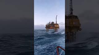 Ongc Oil well Sea In Mumbai | Oil well Drilling In Sea #oil #youtubeshorts by #mukeshai