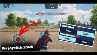 Joystick Stuck probelm solved 100%| Fast movement + accurate joystick size + placement| PUBG/bgmi