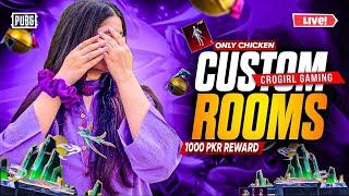 PUBG MOBILE LIVE UC CUSTOM ROOMS | Crogirl gaming #pubgmobile #pubg #crogirlgaming #uccustomroom