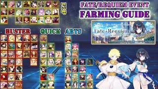 FGO NA - Fate/Requiem: Board Games of the Apocalypse - Farming Guide (All Buster-Quick-Arts-F2P DPS)