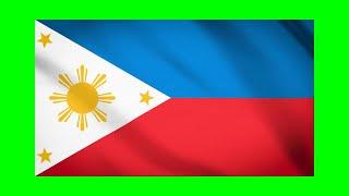 FLAG PHILIPPINES ASIA ️ Frame MOTION BORDER|#greenscreen effects - chroma key animations HD *1080*