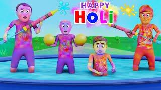 Holi Hai Bhai Holi Hai | Happy Holi | Holi Video | Cartoon | Holi Special 2024 | Cartoon Video