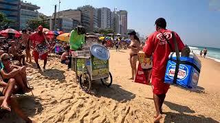 BRAZIL Beach PARTY Rio de Janeiro | LEBLON IPANEMA COPACOBANA BEACH #beach