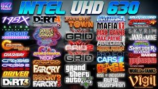 43 Games tested on Intel UHD 630 iGPU