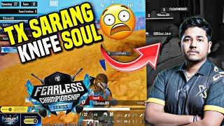 TX SARANG KNIFE IQOOSOUL  NINJA on FIRE ft. @FearlessEsports0868