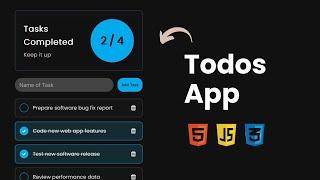 Build To-Do App with Auto Save using HTML, CSS & JavaScript