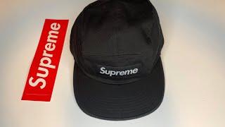 Supreme SS20 Washed Chino Twill Camp Cap Unboxing And Review!