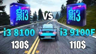 Core i3 9100F vs Core i3 8100 Test in 9 Games