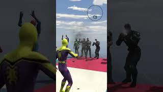 GTA 5 Spider-Man Michael friends Iron-Man