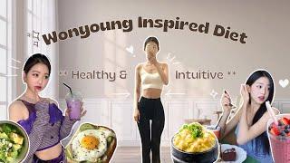  I ate a WONYOUNG inspired KPOP diet  healthy & intuitive eating // K-pop Glow Up Diary ep_04