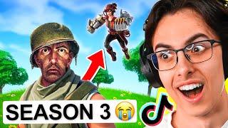 Reacting To The FUNNIEST Fortnite Season 3 TikToks!