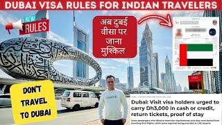 Shocking Update: New Dubai Visa Rules for Indian Travelers | अब दुबई वीसा पर जाना मुश्किल ?