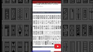 Top 5 Free Websites to Download AutoCAD General Use Block  Files(Door, windows )