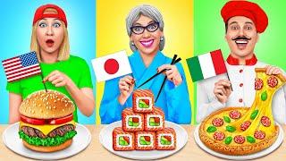 Me vs Grandma Cooking Challenge | Food from Different Countries by Multi DO Challenge