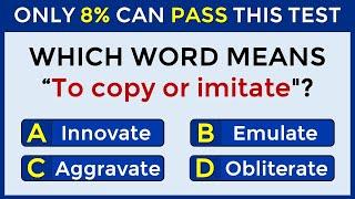 Only 8% Can Pass This Test | Match The VOCABULARY Words #2