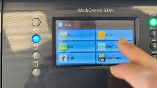 Xerox workcentre 3345 Scan to networked folder