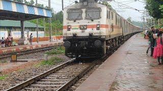 Howra ispat Express Tno 12872 super speed and amezing Honking skip mahadevsal st। @Trainzone786