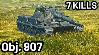 Obj. 907 | 8.4K DAMAGE | 7 KILLS | WOT Blitz Pro Replays