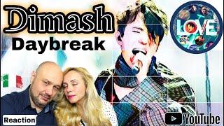 Dimash - Daybreak React -  Italian Reaction " Subtitles eng-spa-rus-kaz-fra"