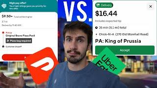 Doordash Vs. Uber Eats | Gig App Battle To $100