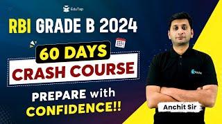 RBI Grade B 2024 Crash Course | RBI Phase 1 & 2 Preparation Sources | RBI Online Classes | EduTap