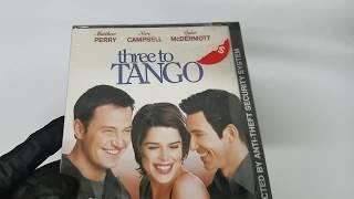 Three to TangoNeve Campbell (Actor), Matthew Perry  DVD COVER CD Artwork HD UNBOXING Livret