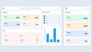 Create Modern Responsive Dashboard with React.js | Tailwind React  | Build a website with react js