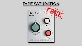 Free Tape Saturation - Free Plugin Friday Ep. 16
