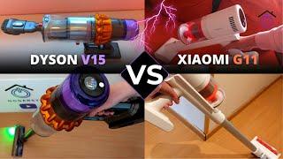 Dyson V15 VS Xiaomi G11 | Comparamos 2 de las mejores aspiradoras escoba de 2023