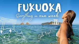 BEST OF FUKUOKA  Beaches, Shrines, Local Snacks, and Crazy Views!