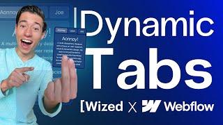 Dynamic Tabs in Wized & Webflow (Works with any Database!)