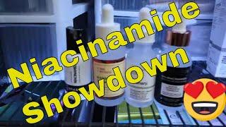 The Ordinary, The Inkey List, Skincare Revolution, Good Molecules Niacinamide Serum Versus