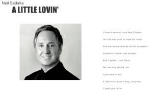 A Little Lovin' - Neil Sedaka (HQ with Lyric)