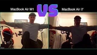 Webcam Test - Macbook Air M1 Vs Macbook Air i7 2020