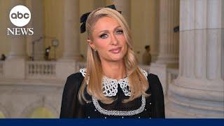 Paris Hilton celebrates passage of child abuse bill