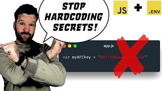 Handle secrets like API keys securely in javascript projects with environment variables