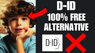 STOP Using D-ID ! Studio DID Ai Alternative Free | How To Create Free AI video