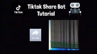 بوت اكسبلور بدون تحميل || Tiktok Share Bot 