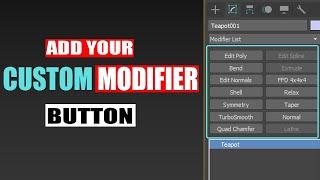 Modifier List Button For 3DsMax