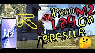 Poco m2 freefire gameplay | lag in brasila  | gaming review | Venom FF | freefire India