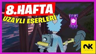 Fortnite Uzaylı Eserleri Lokasyonları (8. Hafta) - Efsanevi Uzaylı Asker Tarz Değiştirme